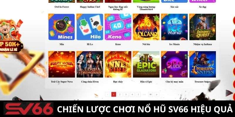 Chiến Lược Chơi Nổ Hũ sv66 Hiệu Quả